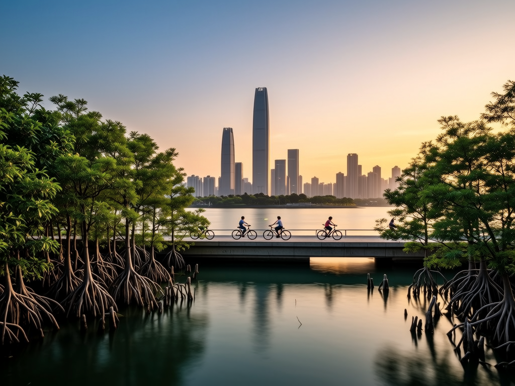 Shenzhen Bay Park Sunset