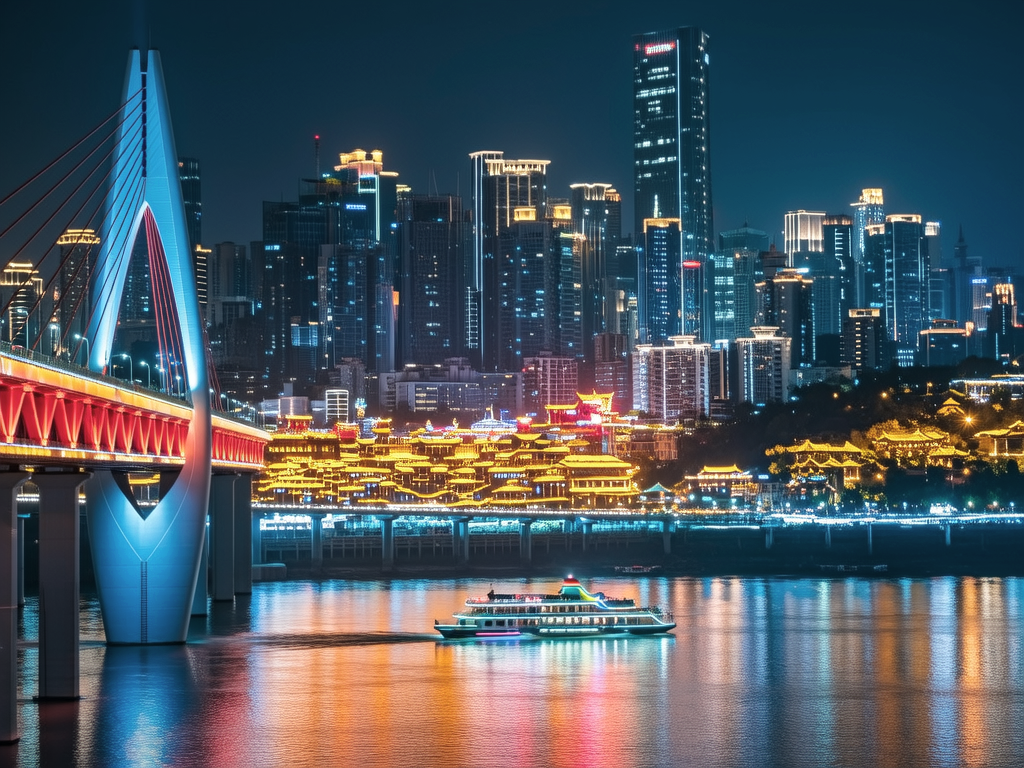 Chongqing Two Rivers Night Cruise
