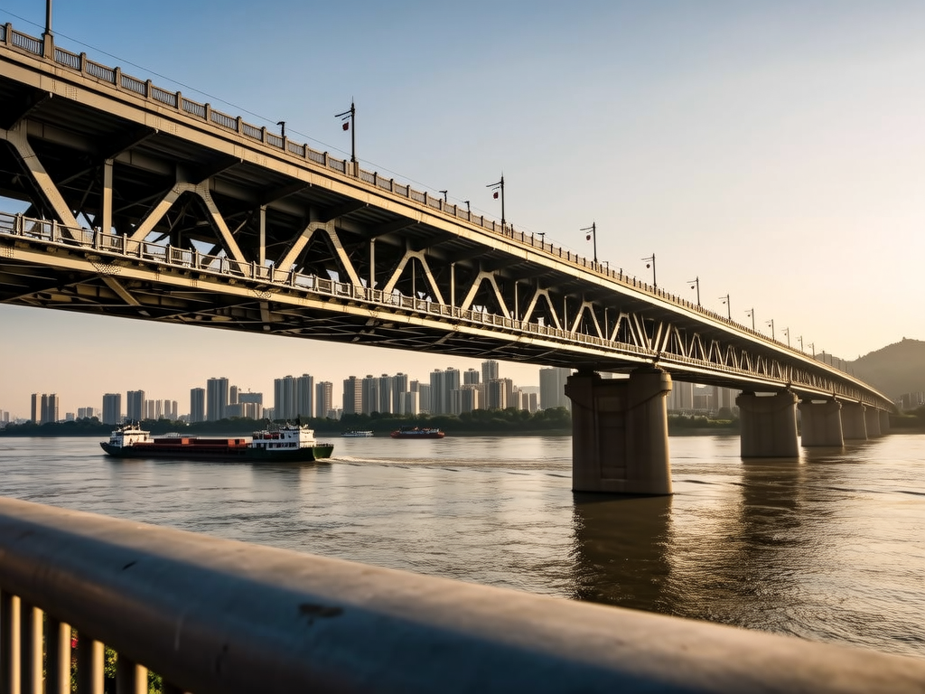 Wuhan Yangtze River Bridge Walk