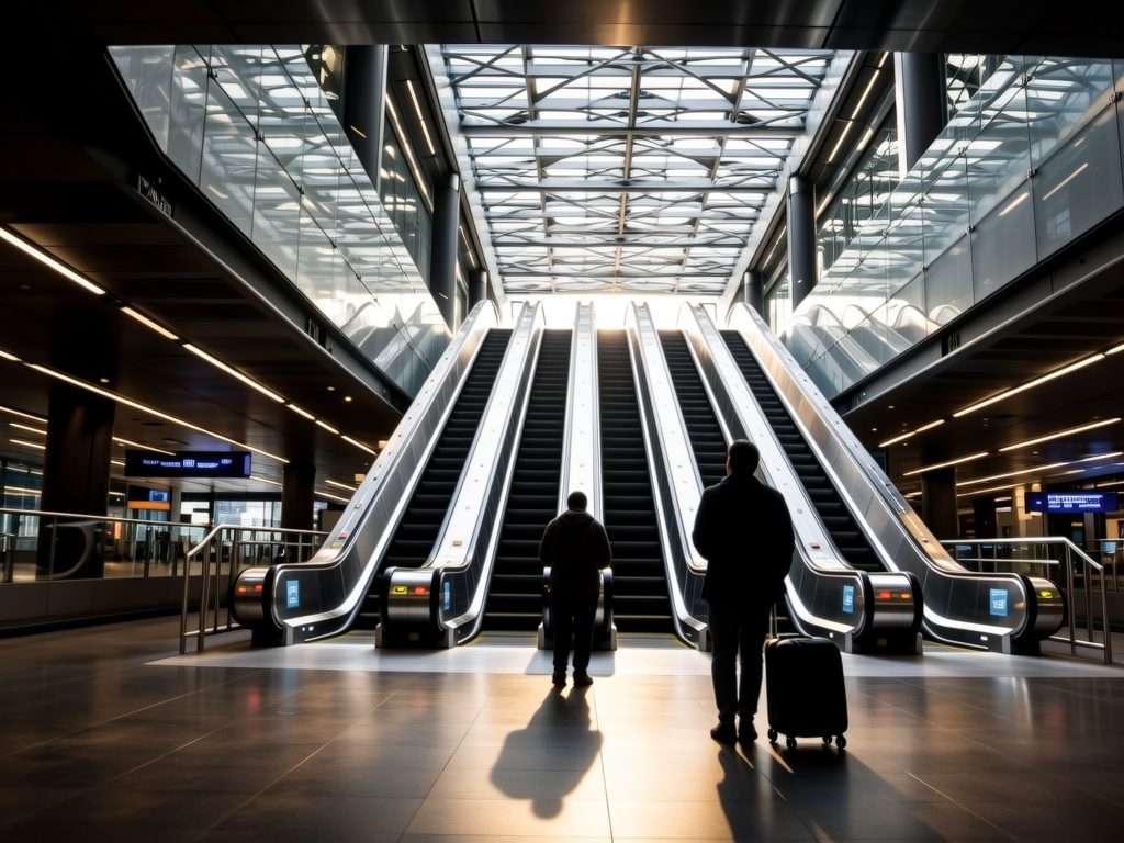 Traveler arriving in China with a personal host ready to meet them
