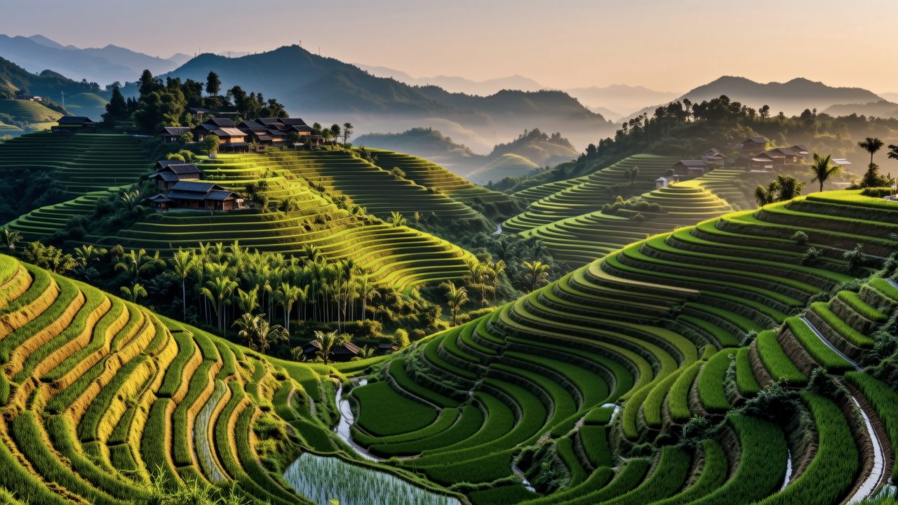 Longji Rice Terraces Day